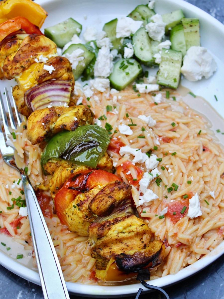 Greek Chicken Kebabs