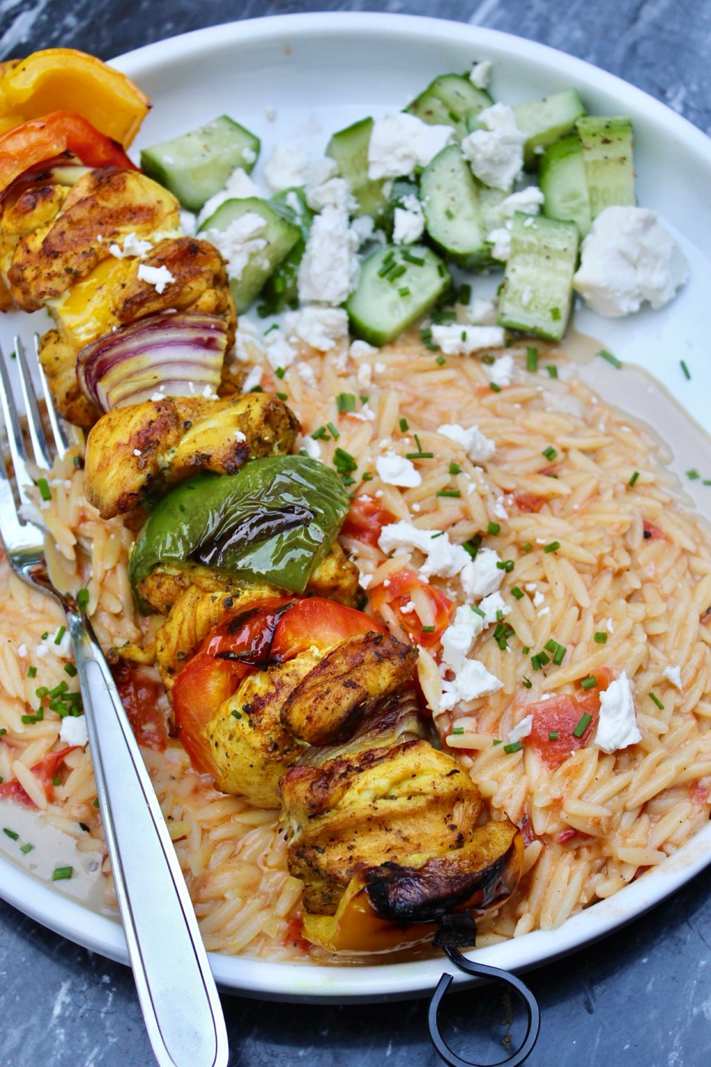 Greek Chicken Kebabs