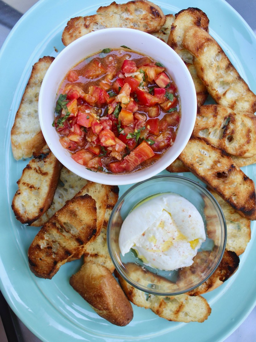 Burrata Bruschetta