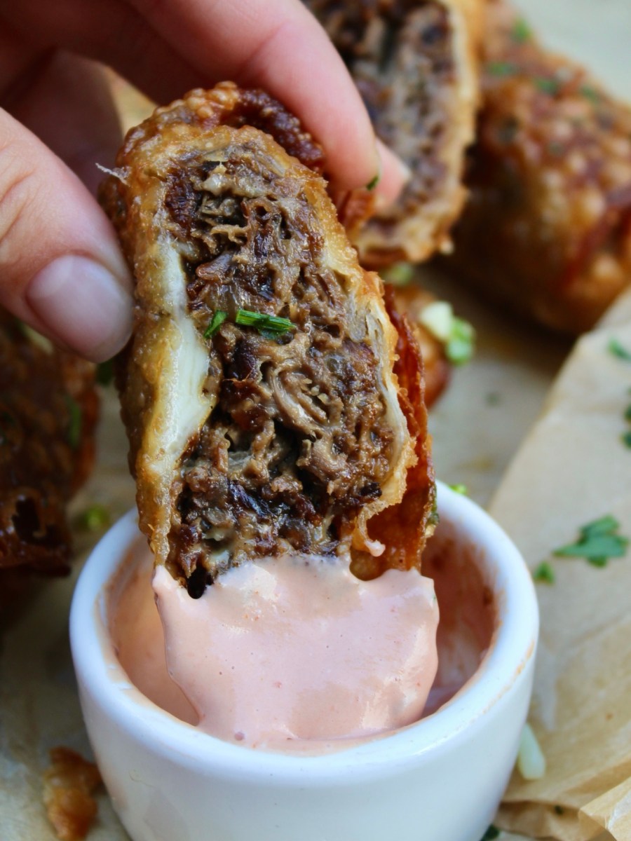 Cheesesteak Eggrolls