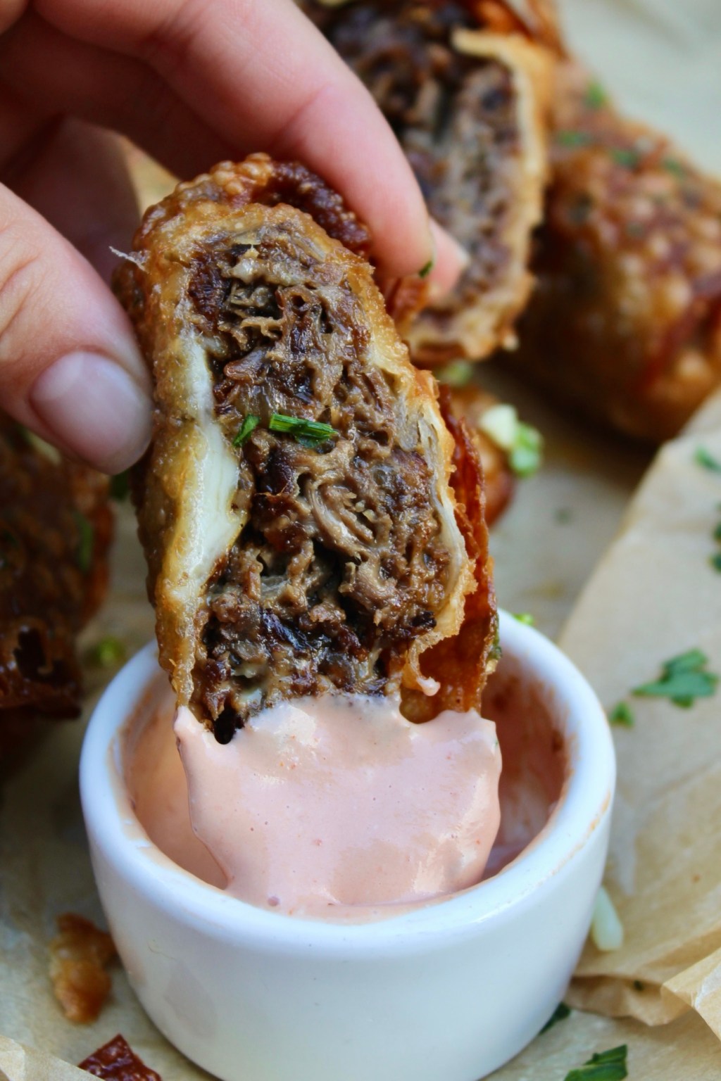 Cheesesteak Eggrolls